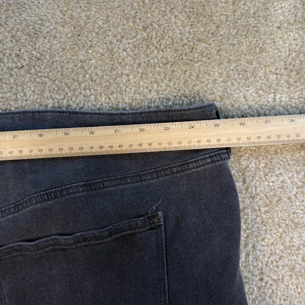 Old Navy Jeans Women's Size 28 Black Wow High Rise Straight Stretch Pants F395